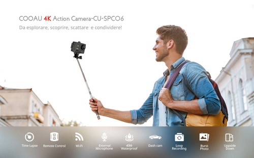 4K Sport Camera 170° Action Camera Ultra HD 20MP WiFi Waterproof Remote Control - Picture 11 of 12