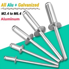 Pop Rivets All Aluminum Dome Head Blind Every Size Available Largest Assortment