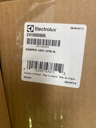 Genuine Electrolux / Frigidaire Refrigerator Damper Control Assembly 241600906