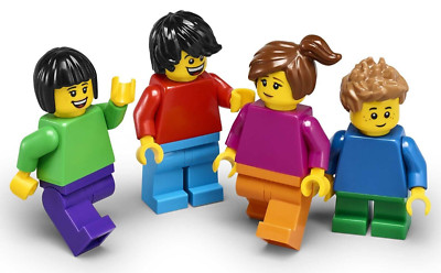Lego 2000723 Education Spike Essential Replacement 2 NEU Polybag 4 Minifiguren