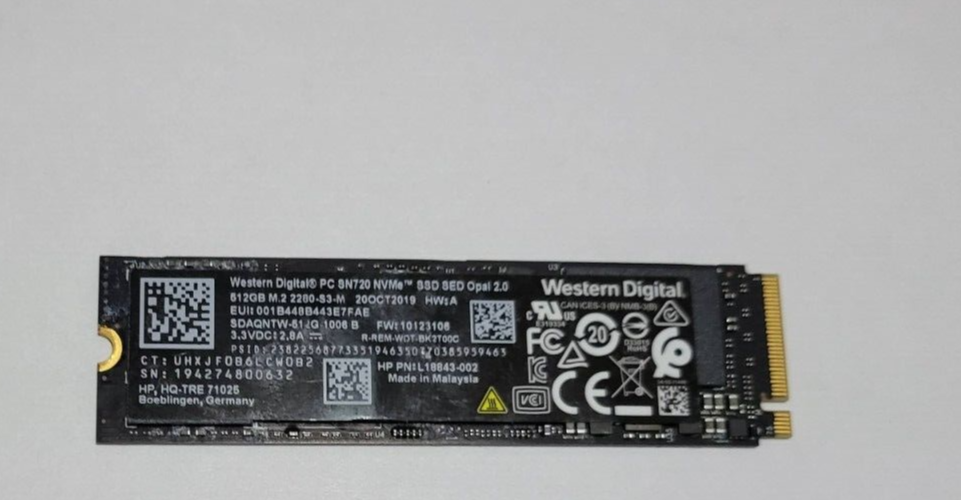 内蔵型SSD WDC PC SN720 512GB NVMe SSD WD PC SN720 - SSD - encrypted | Overview, Specs, Details | SHI