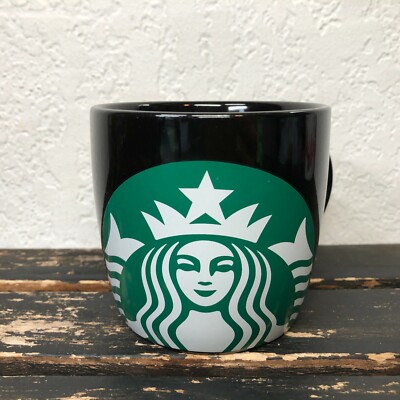 Starbucks Mug 14 Oz Cup Coffee Tea Black Large Logo Kitchen