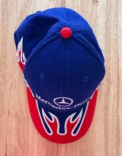 Vintage Mercedes Benz Cap Vibrant Flame Design Embroidered only one like this