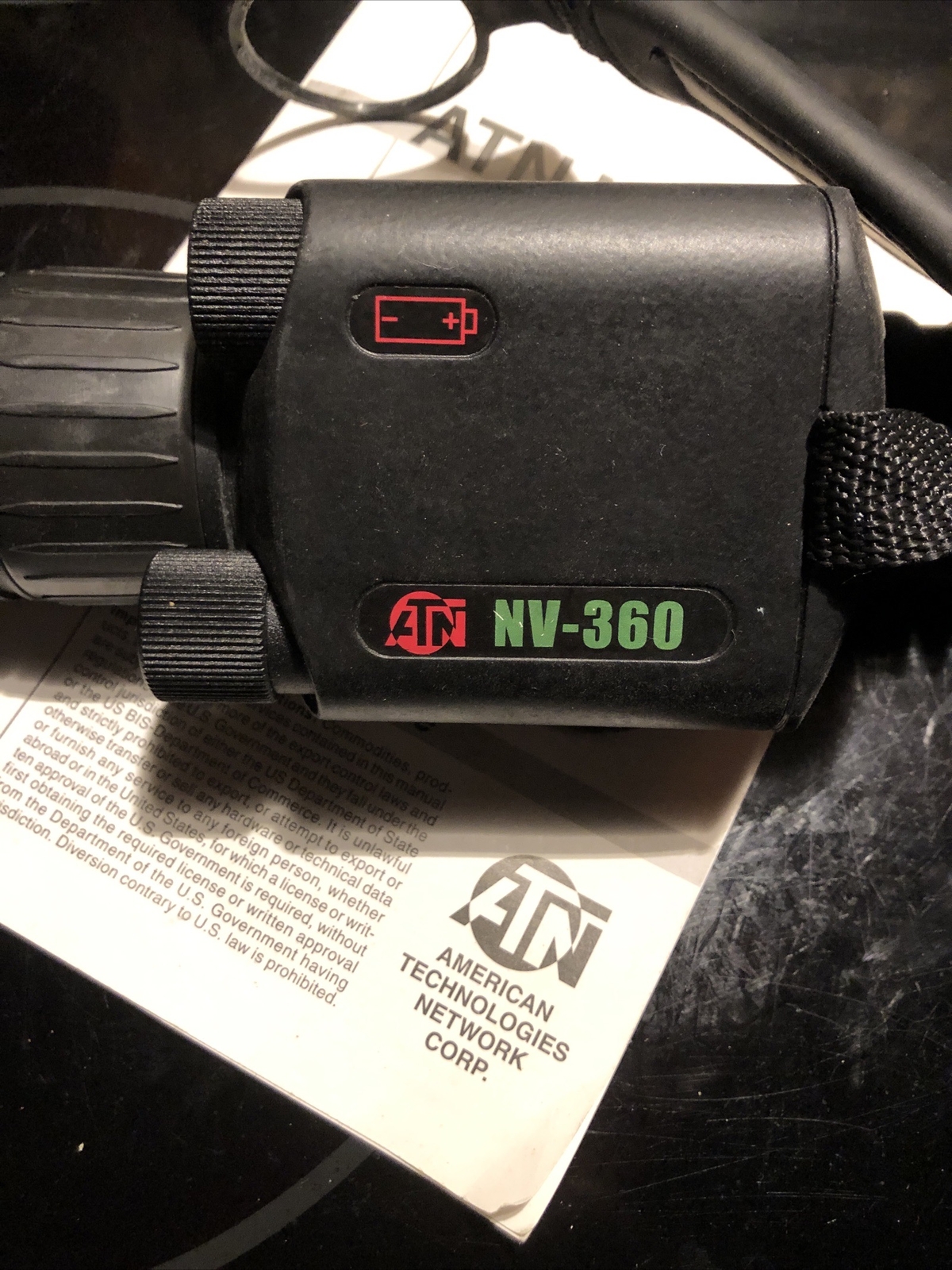 *NEEDS NEW BATTERY* NIGHT VISION Monocular Scope Atn Nv3603x LensCam