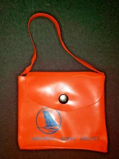 Vtg Northwest Orient Airlines Child Plastic Purse Color Randomly Selected SKU 4