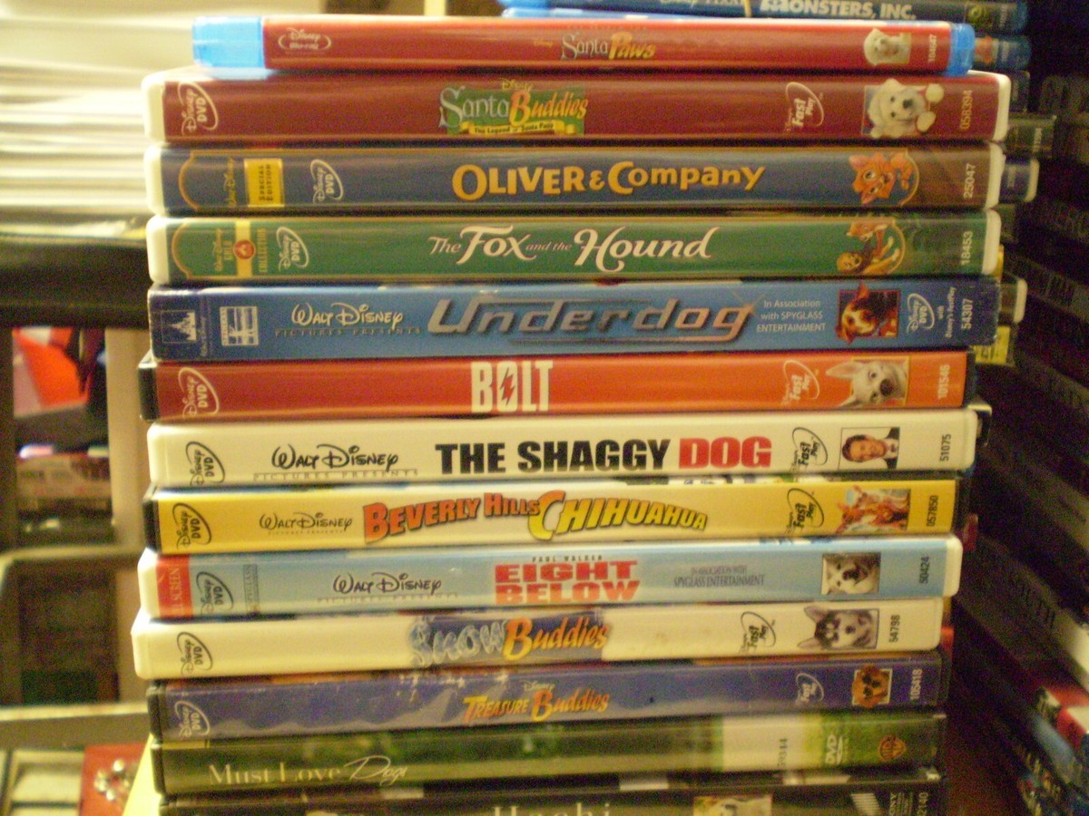 20) Dog Lovers Children's DVD Lot: (11) Disney Fox Hound