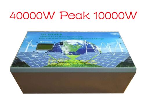 40000W/10000W Split Phase 24VDC/110V220VAC 60Hz Power Inverter LCD/UPS/Charger