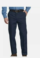   DICKIES Navy Relaxed FLEX Fit Core Work Pants Men  s Size 34x32    