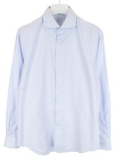 SUITSUPPLY Try On Formal Extra Slim Fit Shirt Men's 41 / 16 Pinstriped