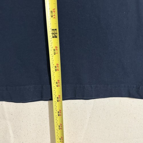 Gymshark T-Shirt Men's Size Medium Navy-Blue Short Sleeve Logo Athletic - Picture 5 of 7