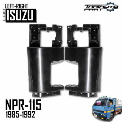 Head Lamp Light Bracket Cover Blue RH LH Pair For Isuzu NPR 115