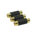 Triple Rca Phono Raccord, 3xrca Femelle à 3xrca F or UK
