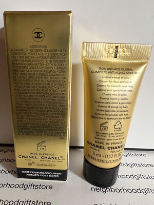 CHANEL SUBLIMAGE LA CREME Size 0.17oz /5mL 100% AUTHENTIC NEW