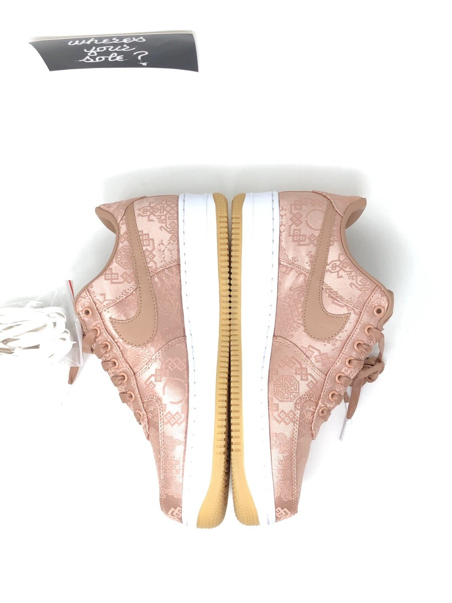 Nike Air Force 1 One Low Clot Rose Gold Silk Size 9.5 New DS Nike Air Force 1 One Low Clot Rose Gold Silk Size 9.5 New DS