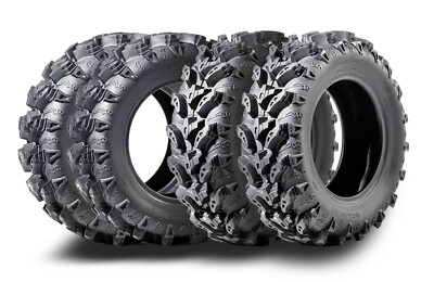 MCKINLEY UTV ATV Tires 27X9-12 6 Ply Super Mud 27X9X12 Offroad X611, Set 4