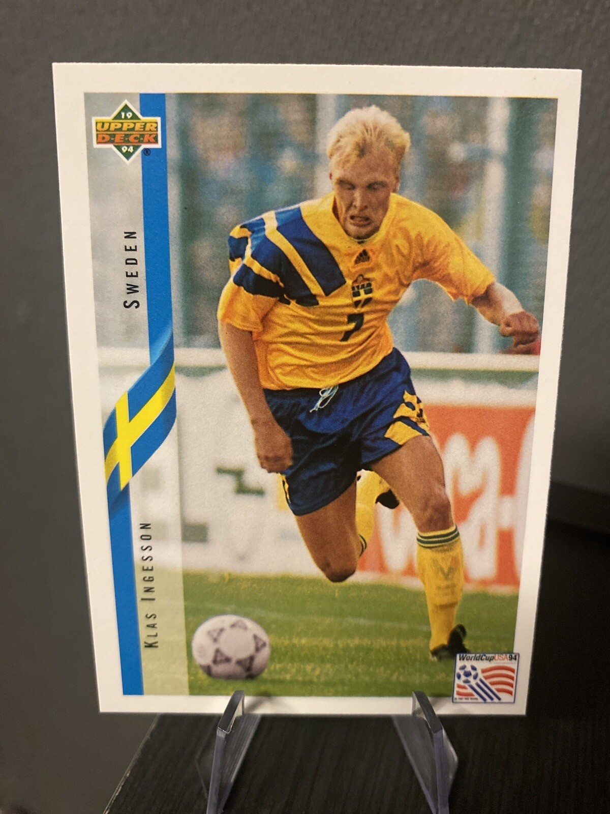 Klas Ingesson 1994 Upper Deck World Cup Contenders English/Spanish  Card #89