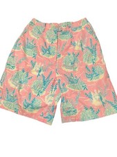 Rare Vintage Lilly Pulitzer Under The Sea Sz 8 Shorts Mermaid Lined - 88189
