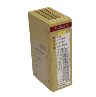 SAIA PCD4.W100 Version A Analog Input/Output Module