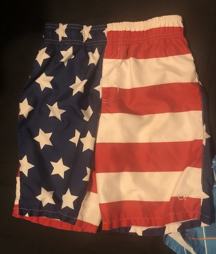 Boy’s OP Swim Trunks Size Large (10-12) Item #1120 Liner Cut Out - Picture 2 of 13