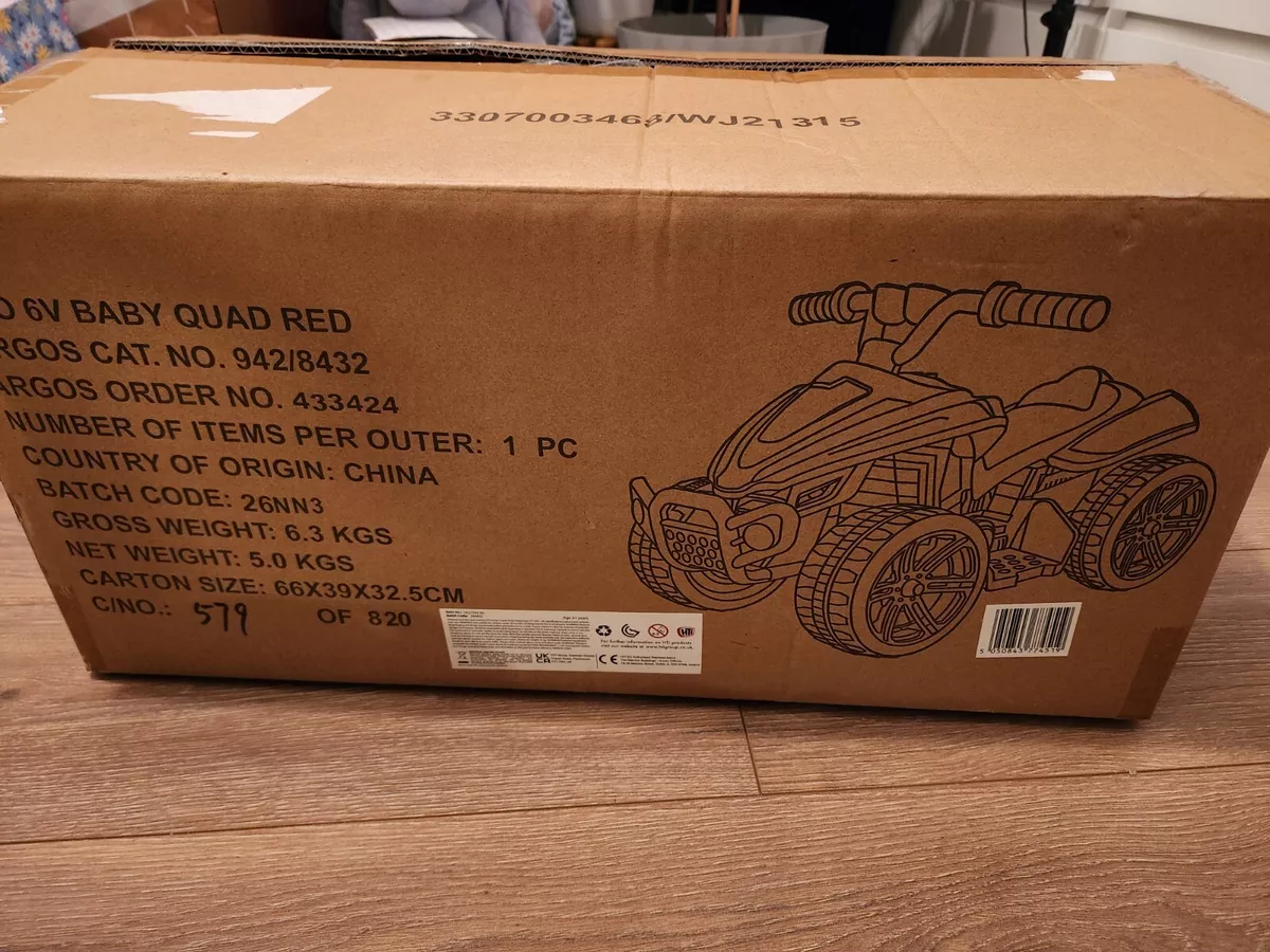 Argos quad online bike