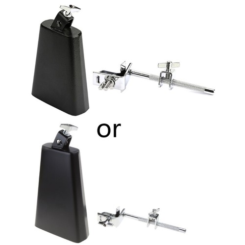 Drum Hoop Mounted Cowbell Holder with Cowbell Music Instrument