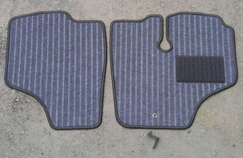 Tapetes para 02.1994-12.1998 Mitsubishi Minicab U42T U42V negro gris rojo beige - Imagen 14 de 14
