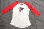 Atlanta Falcons NFL Team Reglan Shirt Women’s Size Small Baseball Style