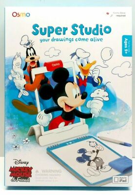 NEW Osmo Super Studio Mickey Mouse & Friends iPad Game - Base Required - drawing