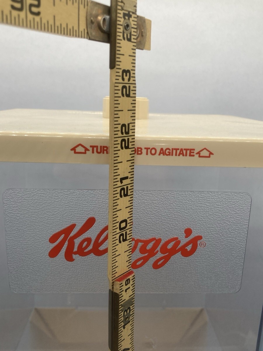 Rare Vintage 1986 Kellogg Company Cereal Dispenser Store Display