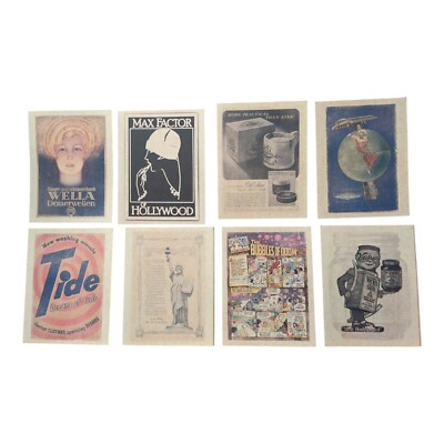 Vintage BLANK NOTE CARDS & ENVELOPES Set 12 Proctor Gamble P&G Advertisements