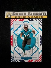 2020 Myles Jack National Treasures Red White & Blue AMERICA #1/11 First/ Last