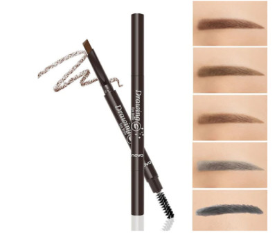 AUGENBRAUENSTIFT & PINSEL FEINE BRAUEN DEFINITION SPOOLIE PINSEL EINZIEHBAR AUGEN MAKE-UP