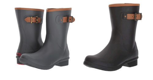 CHOOKA WOMEN CITY SOLID MID BOOT RUBBER 