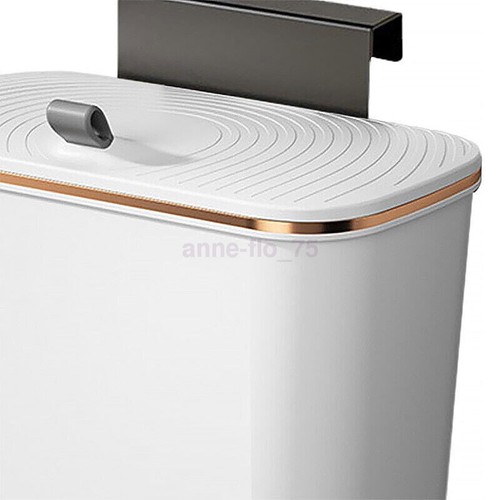 Kitchen Bathroom Essential:Wall Mounted Trash Can w/ Lid,Ultra - Spacious Design - Picture 12 of 27