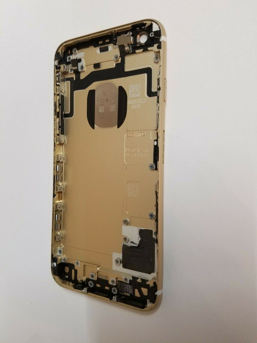 Genuine Iphone 6S Gold Frame Back Cover Main Camera Housing Power