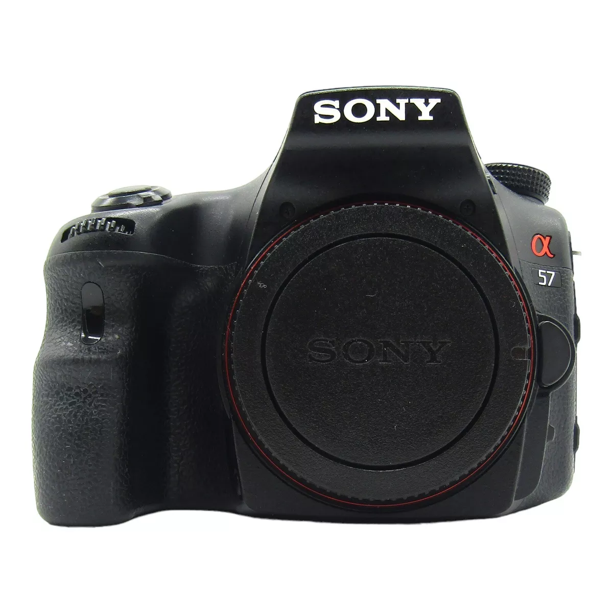 Sony A57 Alpha DSLR Camera Body Model SLT-A57 w/Batteries Charger SD Card & More