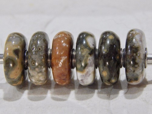 TROLLBEADS LE Ocean Jasper BEAD #5 VERY RARE 2014 EARTHY & HTF (ONE BEAD) NEW! - Picture 3 of 23
