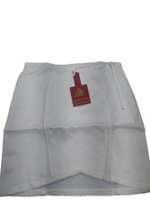 Vintage Execellent White Open Bottom Girdle No Garter Size XL