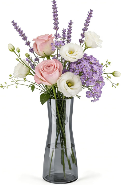Blumenvase Glas 26.5Cm Vase FüR Tulpen, Deko Vasen FüR Deko Aesthetic Vasen Glas-image