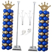 Balloon Column Stand Kit Set of 2, 2IN1 Balloons Holder Sets Ballon Arch 2 Set