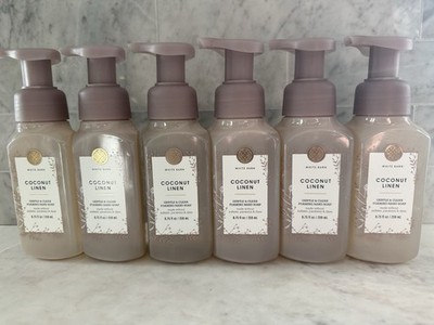 Bath & Body Works X6 Coconut Linen Foaming Hand Soap 8.75oz Lot Musk