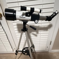 Gskyer Refractor Telescope Altazimuth Mount Mounted with Tripod and Accessories