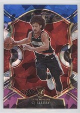 2020 Panini Select Concourse Blue White Purple Cracked Ice Prizm CJ Elleby y9f