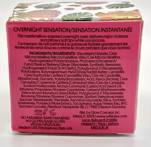 WINKY LUX MURUMURU Butter Lip Mask OVERNIGHT .35 oz. New in Box - Imagen 3 de 4
