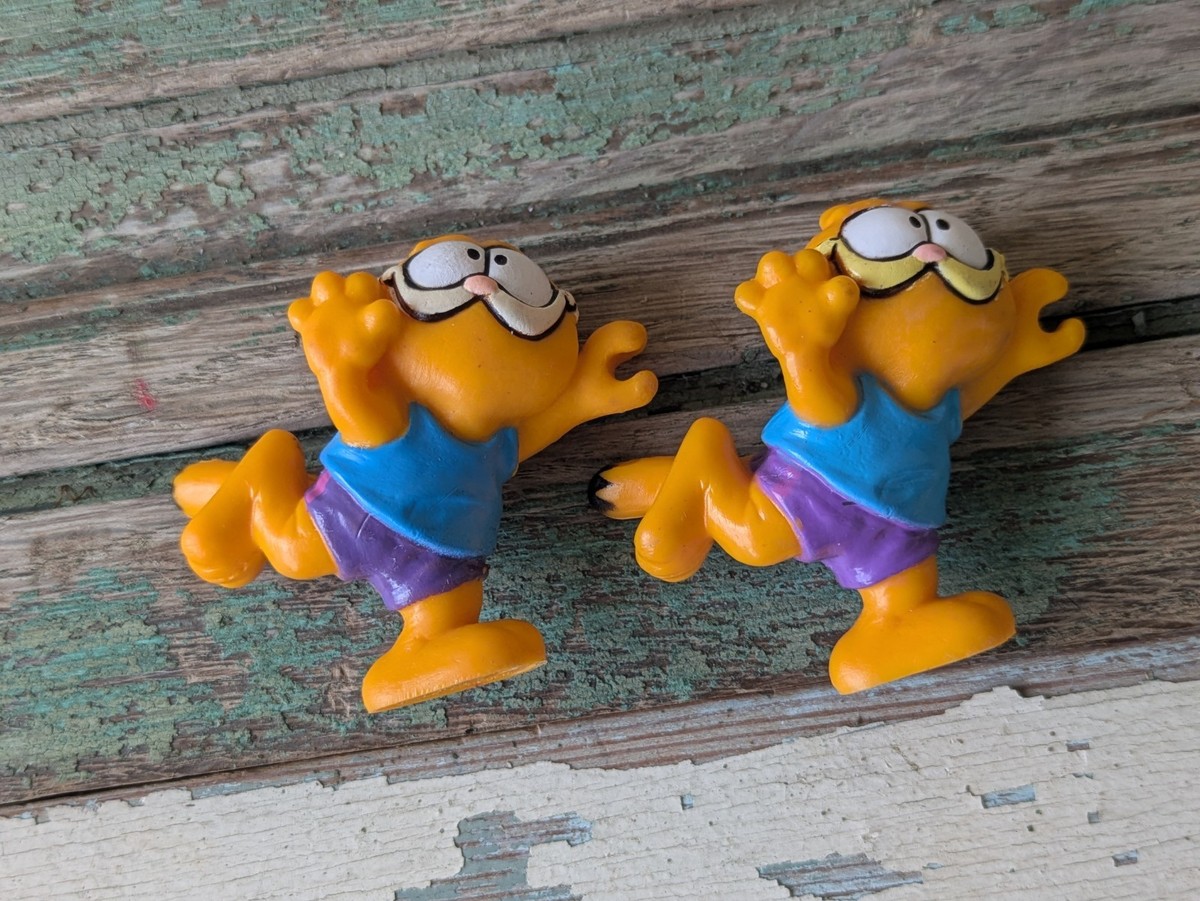 1980's Vintage Lot of 14 Garfield Figures PVC Odie by Jim Davis View 6