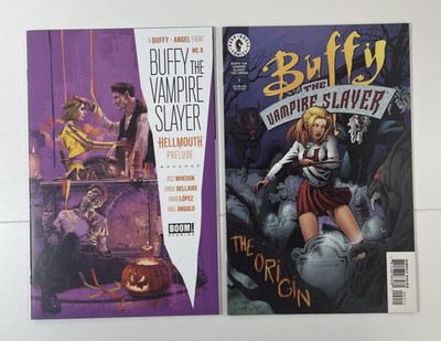 Buffy The Vampire Slayer #8 Hellmouth Prelude Boom & Dark Horse Origin #2 (Lot-2