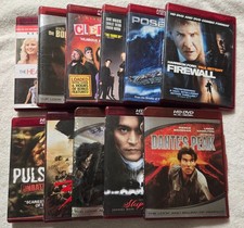 Lot Of 11 HD DVD Movies King Kong Clerk's II Italian Job Dante's Peak 300 Pulse
