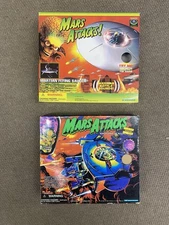 Lot 2 Mars Attacks 1996 Martian Flying Saucer Boxes Trendmasters