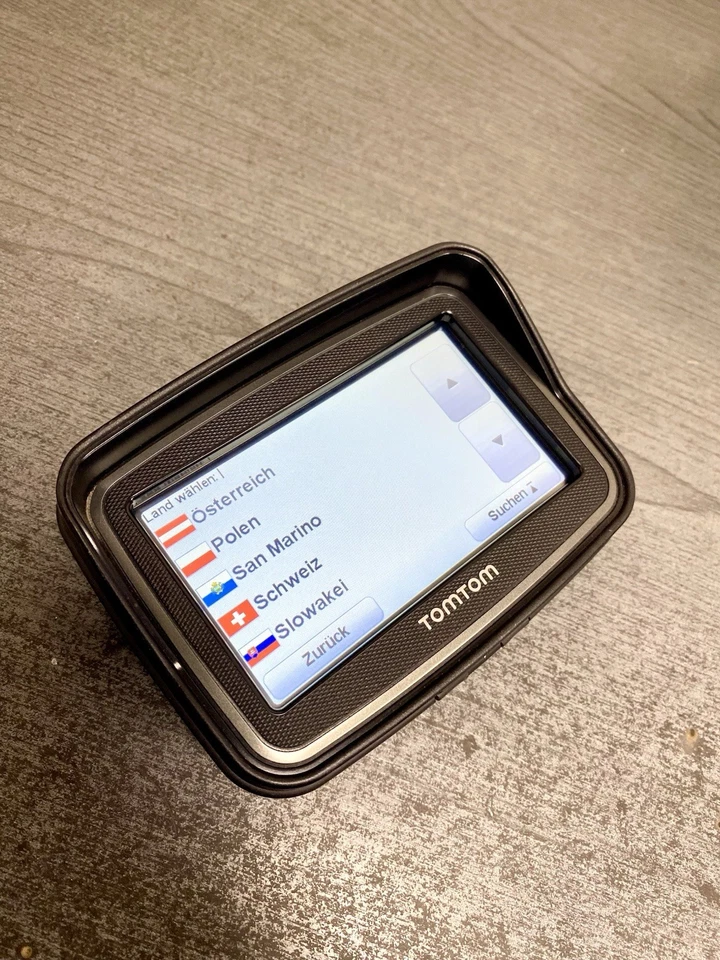 TomTom Rider 4.3” Motorrad GPS Navi Karten für Mitteleuropa 2025 – nur Einheit - Bild 4 von 4