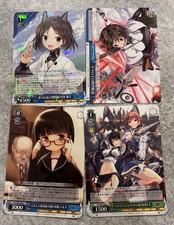 Weiss Schwarz Kadokawa Sneaker Bunko 30th Anniversary Lot of 4